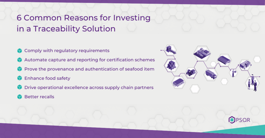 Reasons to invest in seafood traceability software.