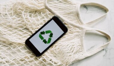 Feature image with a title "How Will Circular Fashion Create New Business Opportunities" and "recycle" sign