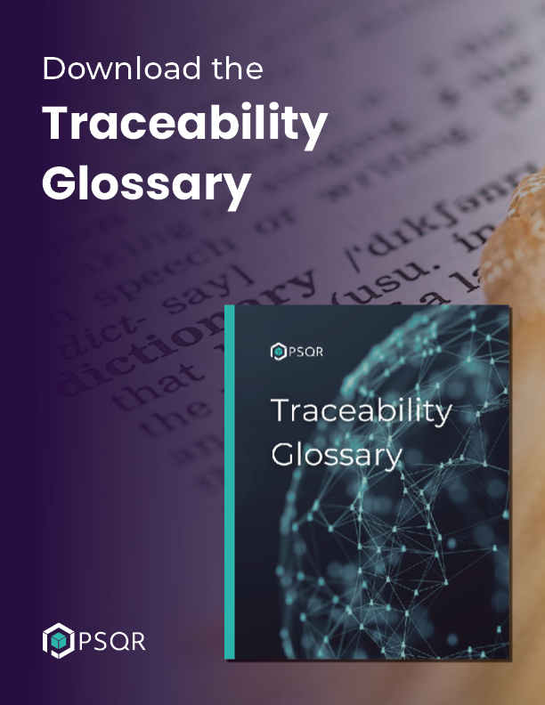 Traceability glossary