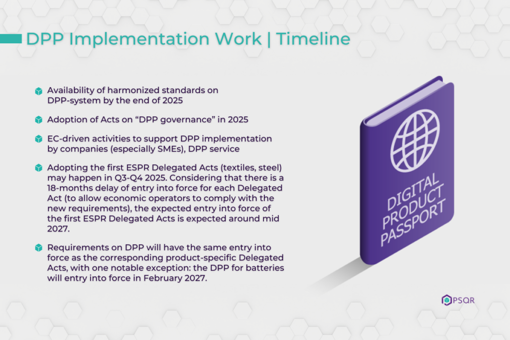 DPP Implementation Work - Timeline