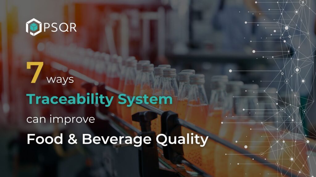 How does supply chain traceability improve food and beverage quality